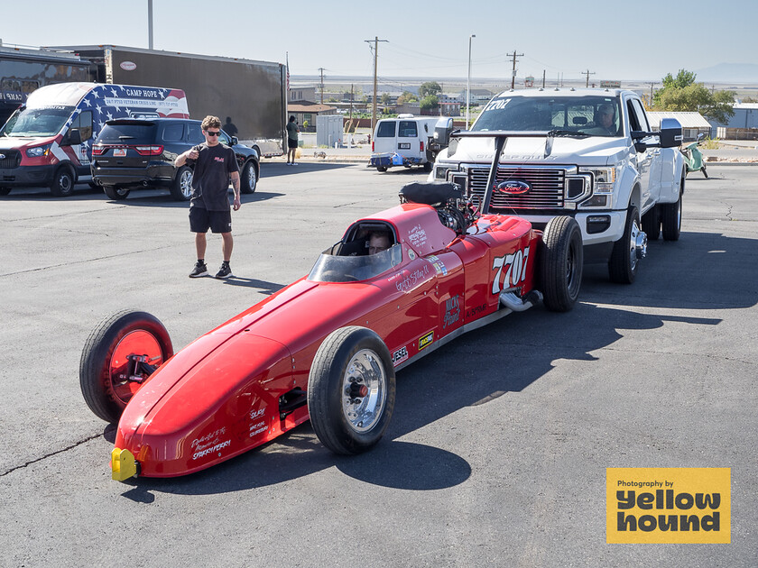 7707-BSF-0009 
 Keywords: 7707 parking lot, Bonneville Speed Week Trip